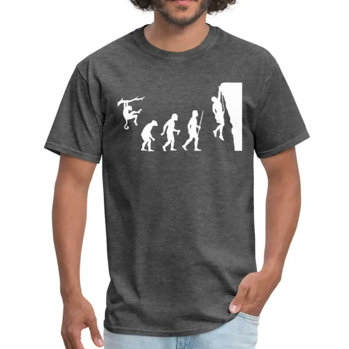 Мужская футболка Evolution Rock Climbing от Spreadshirt? |