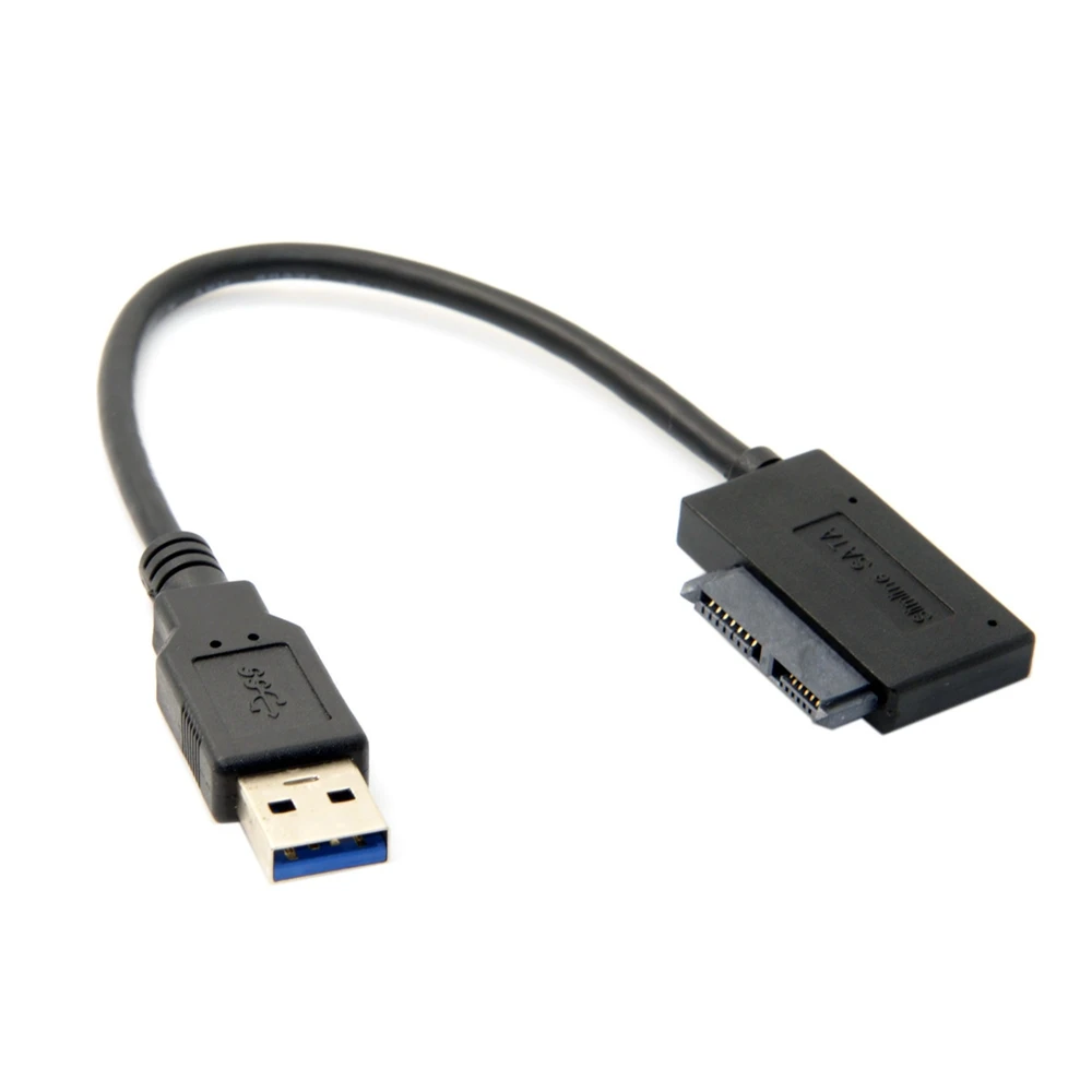MLLSE USB 3,0 мужчина к Slimline SATA 7+ 6 13 штыревой адаптер для ноутбука CD оптический CB0565