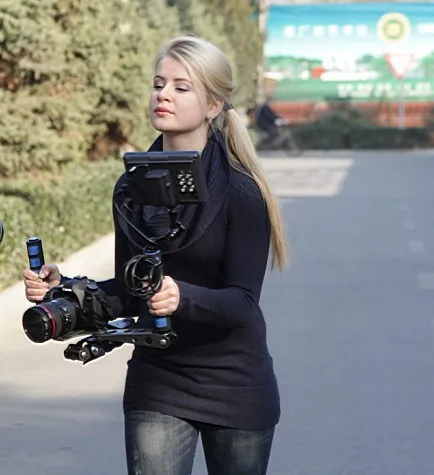 

DSLR Rig Movie Kit Shoulder Mount Holder Easy For Shooting Camera /DV Free Shipping