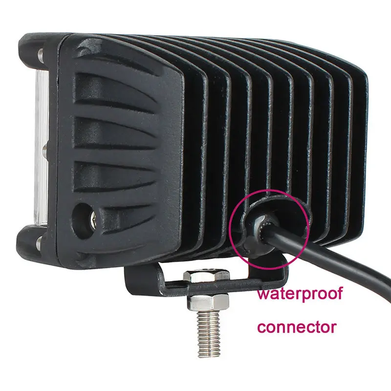 New LED Light Bar  4inch 60W Full Reflector Side Luminate Led Work Light SPOT FLOOD COMBO Driving Lamp For Jeep Offroad Off-road Truck Car ATV SUV Boat 4WD ATV Auxiliary driving light (4)