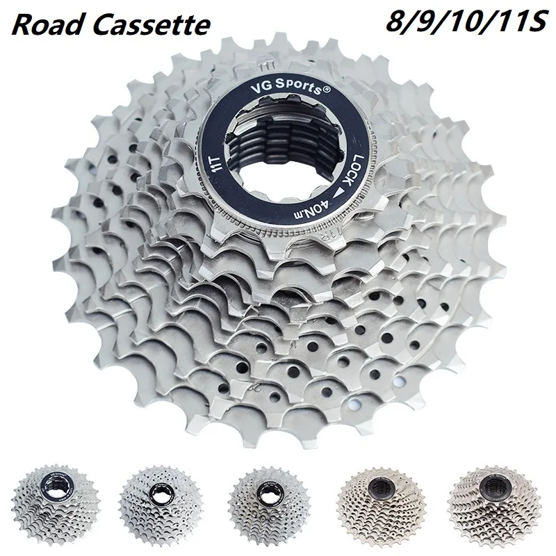 

Road bike 8 9 10 11 Speed Cassette 11-25T 26T 28T 32T 36T Bicycle freewheel Sprocket cogs cdg freewheels Bike Parts