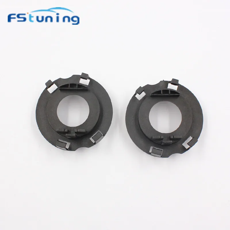

FStuning 10-100pcs H7 adapter holder for Kia Carnival for Hyunadai New Tucson LED H7 Bulb Holder socket for led headlight bulbs