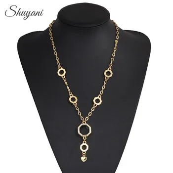 

Shuyani 5pcs/lot Fashion Crystal Floating Locket Necklace & Pendant Living Memory Locket Necklace Jewelry