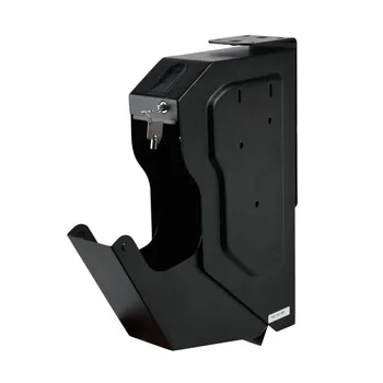 

Biometric Fingerprint Safe Box Cold-rolled Steel Security Gun Strongbox Portable Key Valuables Jewelry Storage Box