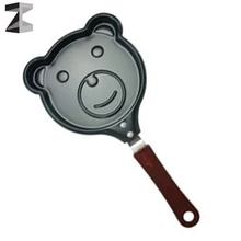 Home kitchen little bear cute Frühstück omelett pfannen pancake Ei Friteuse Pfanne Mini Bratpfanne Kochgeschirr Nicht-Stick fabrik EA