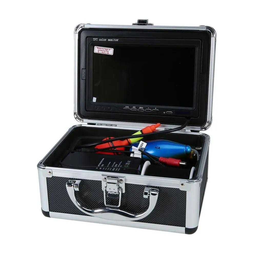 

hot Underwater Video Fish Finder 1000TVL Light Controllable Lake Under Water Fishing Camera Kit Free Shipping