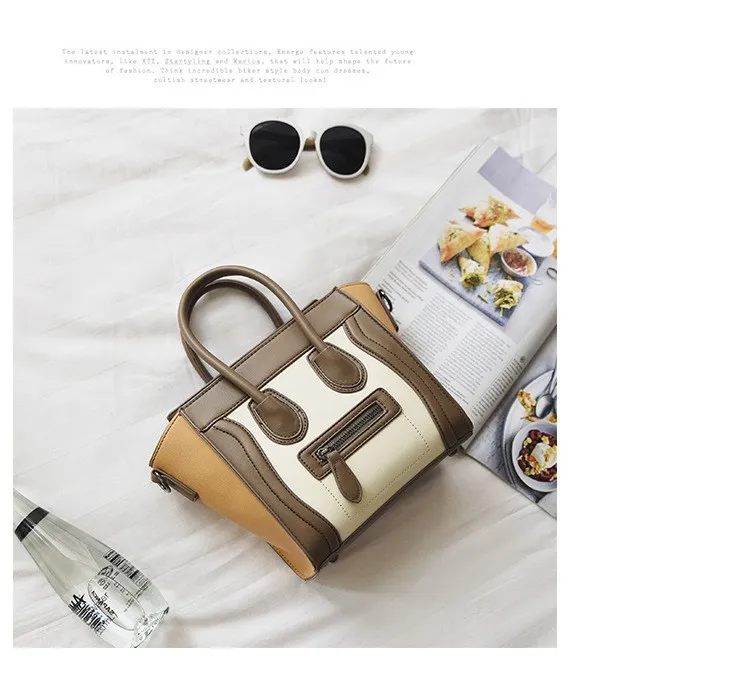 41 Handbags Summer Hit The New Color Wings Bag Oops Face Package European And American Fashion Trend Packet Casual Shoulder Bags