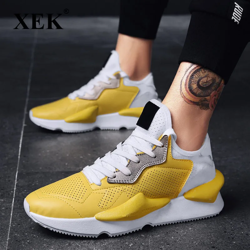 

XEK INS 2018 HOT Vintage dad Men shoes men's vulcanized shoes fashion light breathable men sneakers zapatos ZLL169