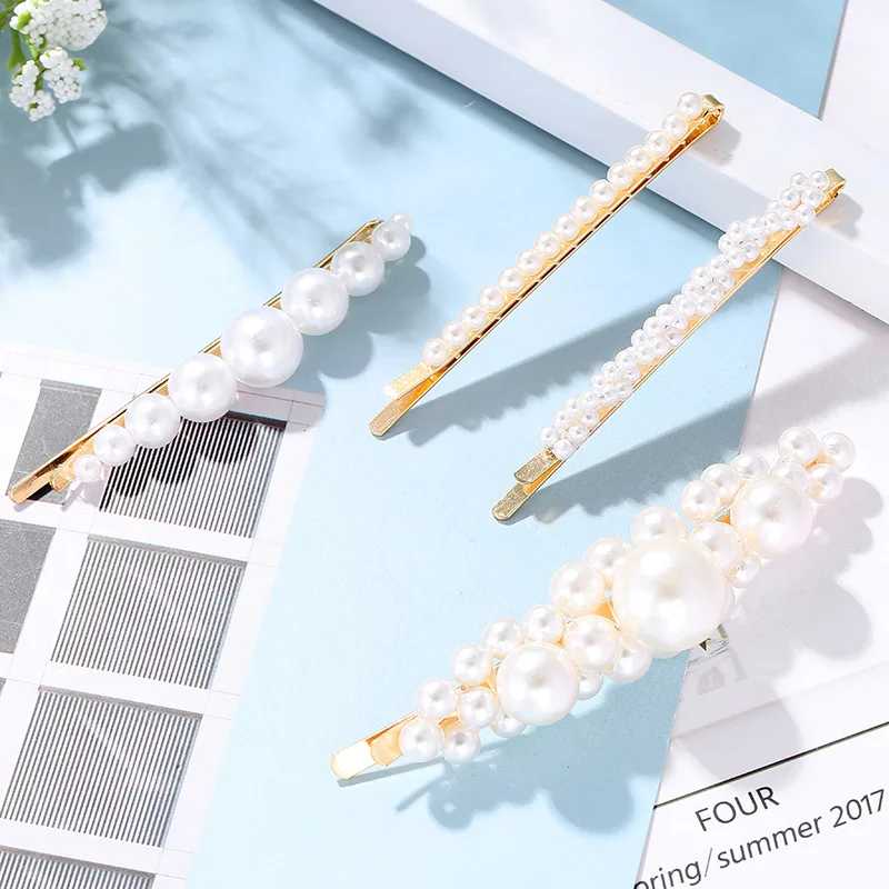 IMG_0147 Hair Clips & Pins Metal Hairpins With Pearls Hair Pins Jewelry Accessories