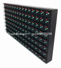 P16 DIP zewnątrz kolorowy wyświetlacz LED panelu statyczny-256*128mm-wysokiej jakości(China)