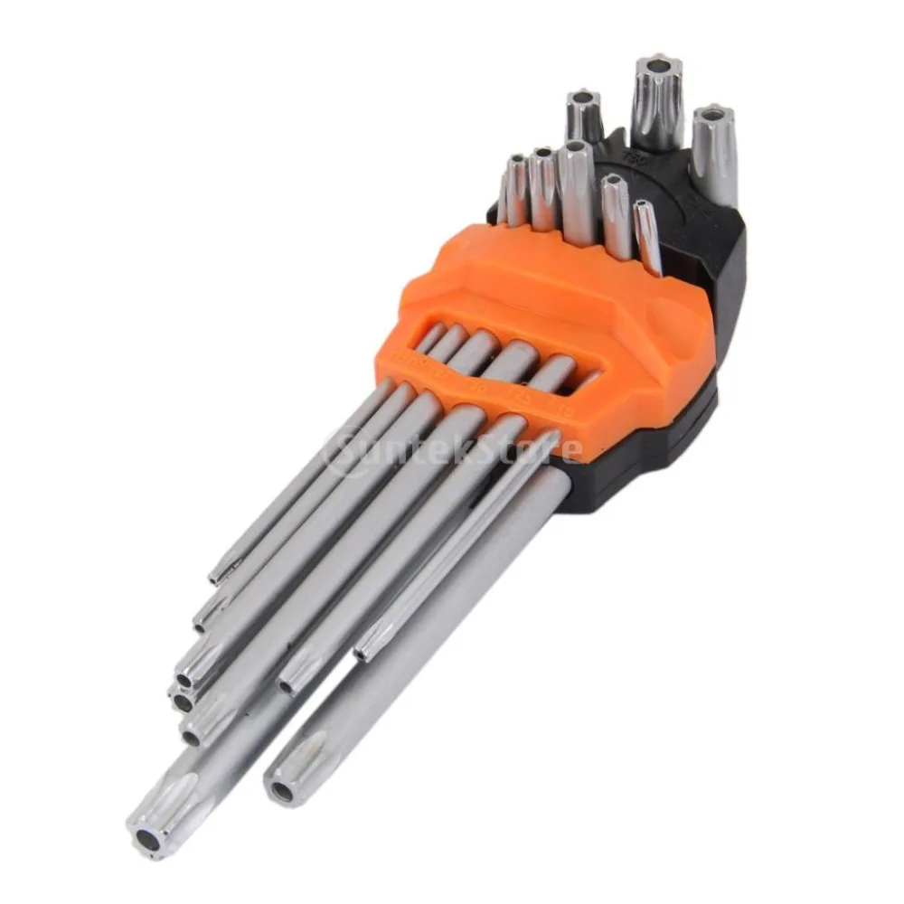 9pcs Torx Star Tamper Proof L Hex Key Wrench Set Repair Tools Free