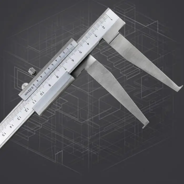10-160 мм нониус с внутренней канавкой Штангенциркули из нержавеющей стали длинный коготь Высокая точность измерительный инструмент ALI88