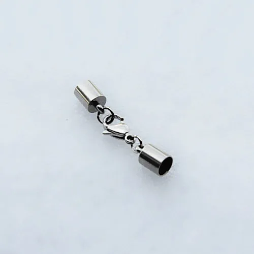 Stainless Steel Ends Caps With Lobster Tube Connectors Findings Cord End Findings Tassel Caps Tassels Leather Cord Crimps Making In Jewelry Findings Stainless Steel Ends Caps With Lobster Tube Connectors Findings Cord End Findings Tassel Caps Tassels Leather Cord Crimps Making In Jewelry Findings