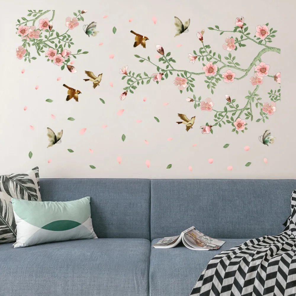 Pegatinas De Pared Para Decoracion Del Hogar Diy Creativas Flores