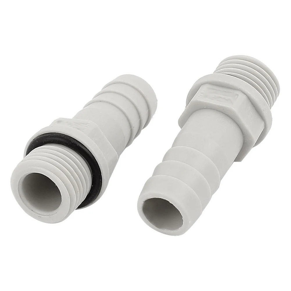 

2Pcs 1/4 BSP Male Thread Pipe Fitting to 10mm Barb Hose Tail Connector