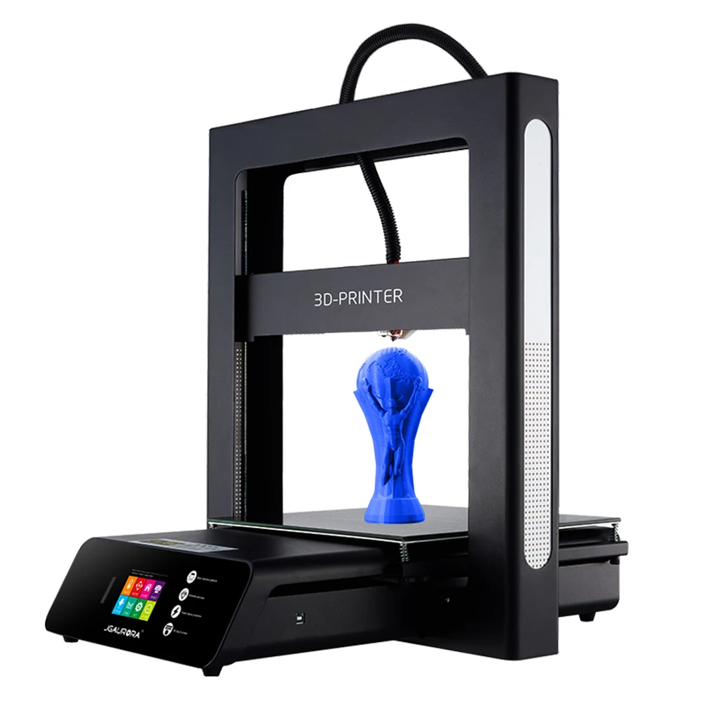 

JGAURORA A5S Desktop 3D Printer Single nozzle Light industrial body design Gapless feed system Suitable for schools families