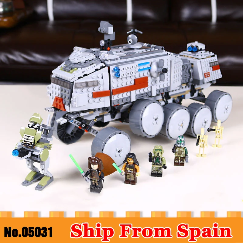 

05031 Star War Series Clone Turbo Tank Toys Building Blocks Bricks Compatible with Legoed 75151 Boy's DIY Toy Birthday Gifts