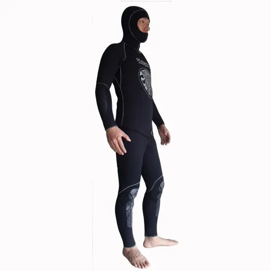 SLINX1301-3  5mm neoprene scuba dive wetsuit for men spearfishing,wet suit, surf,diving equipment,Split suits, spear fishing,S M L XL 2XL XXXL