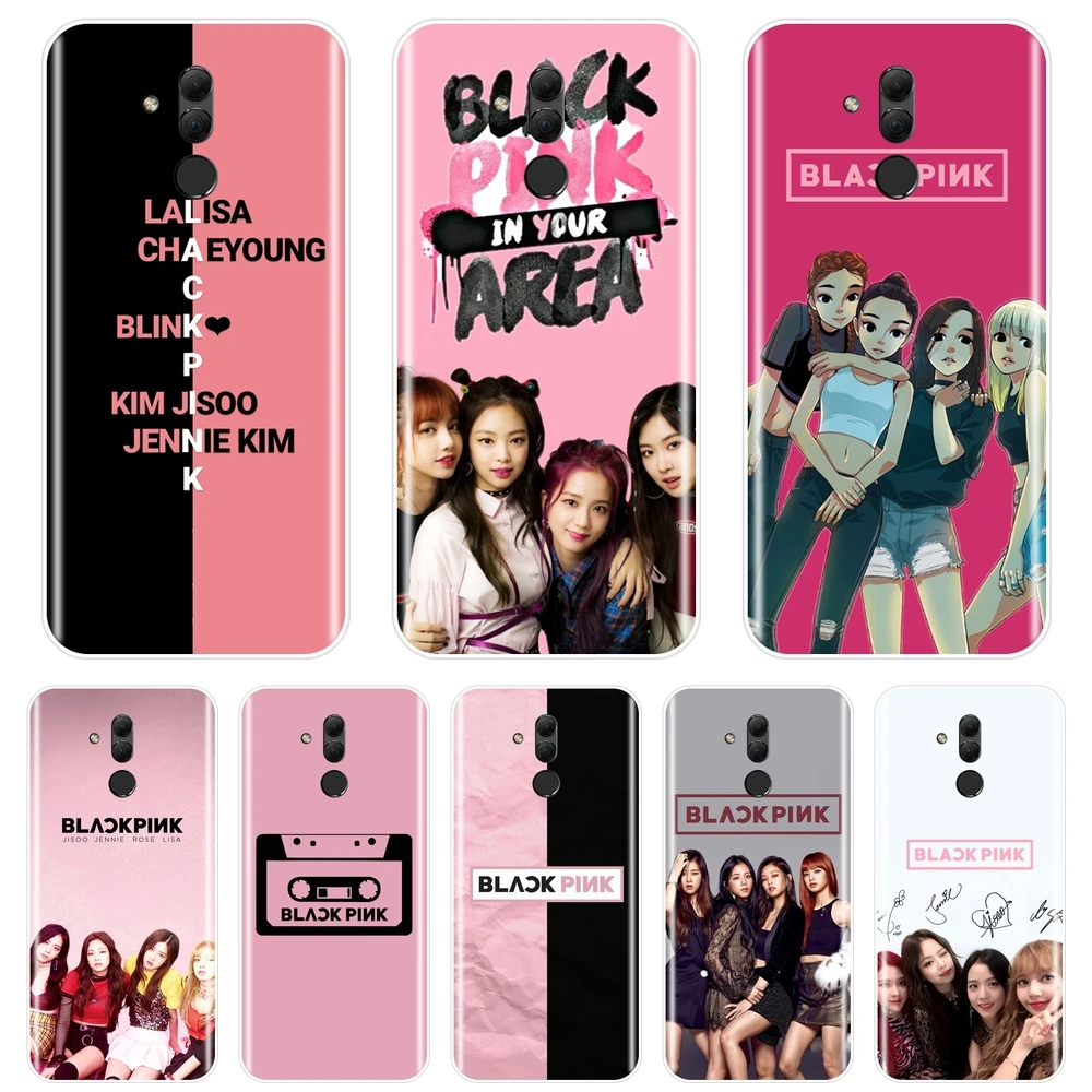 

BlackPink Girl Phone Case For Huawei Mate 9 10 20 Lite Black Pink Soft Silicone Back Cover For Huawei Mate 7 8 9 10 20 Pro Case