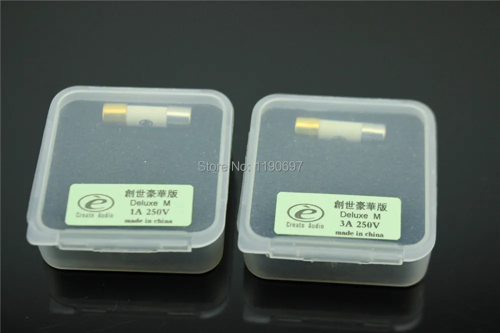 

1Piece Create Audio FUSE Ceramic Fuse DIY HIFI Fuse Deluxe M(Luxury series) 250V 5X 20mm 1A 3A 5A 8A 5*20 Fuse Free Shipping