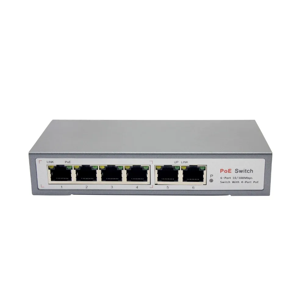 4CH коммутатор питания через Ethernet 10/100 м 150 м расстояние 85 Вт постоянного тока и 2 Lan Порты и разъёмы для IP Камера CCTV Системы NVR POE Питание адаптер POE4CH