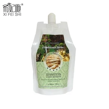XI FEI SHI Plus профессиональный шампунь с женьшенем для роста волос и питанием Китайский травяной шампунь с корнем женьшеня Уход за волосами 500 мл