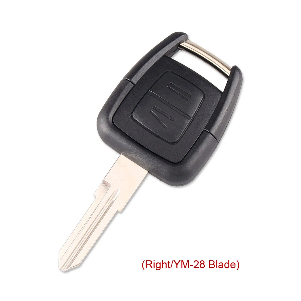 DANDKEY 2 кнопки ключи оболочки брелок для Vauxhall Opel Astra H J g Zafira mokka Omega Vectra(YM-28/HU46/HU43/HU100 Blade - Количество кнопок: YM-28 Right Blade