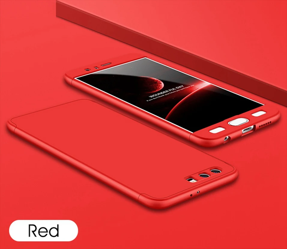 Reaoom for Huawei Honor 8 8 lite 9 Case Removable 360 degree full body protection Plain Coque for Huawei P9 P10 Cover Silicone   (12)