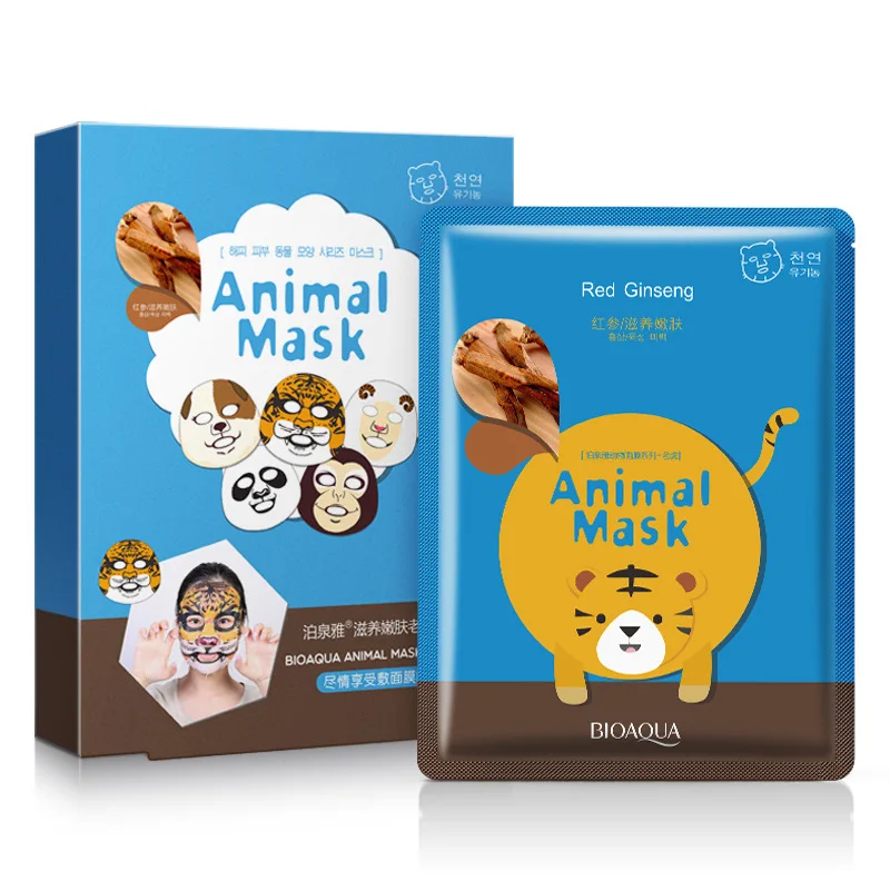 Buy 5Pcs/Lot 4 Kinds Of Animal Series Facial Mask