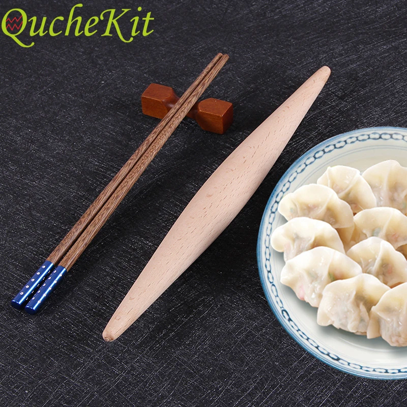

23/28cm Wooden Rolling Pin Fondant Cake Hand Dough Roller Pastry Roller Clay Pizza Dumpling Skin Roller Kitchen Baking Tools
