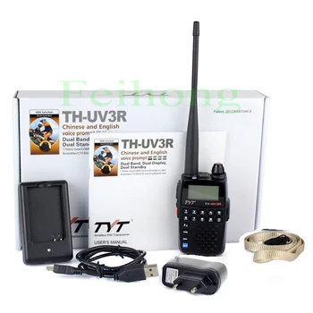 

New arrival mini dual band UHF & VHF TYT TH-UV3R two way radio walkie talkie