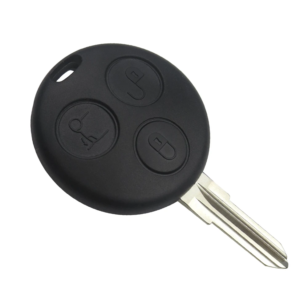 OkeyTech для Mercedes Benz Smart для двух ключей Forfour Shell 3 кнопки Замена дистанционного ключа автомобиля чехол с Uncut Blade