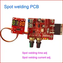 Spot welding board, time and current controller control panel timing current with digital display upgrade 100A