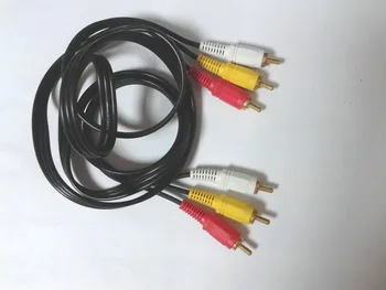 

20PCS Gold-plated 3 RCA PHONO Male Plug to Plug Audio Video AV Cable for TV DVD