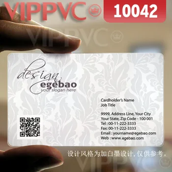 

10042 makeup artist business cards - matte faces transparent card thin 0.36mm