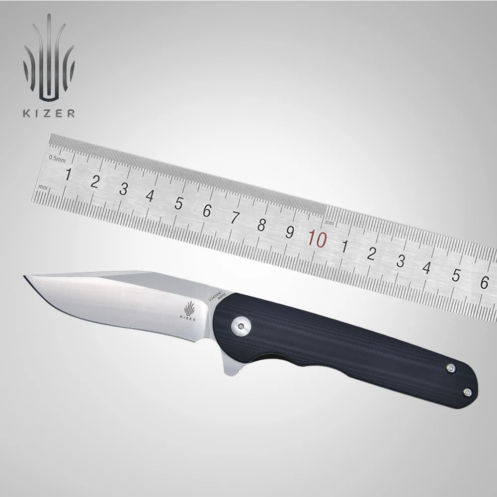 Kizer складной карманный нож V3454N1/V3454N2 Flashbang для выживания Высокая твердость