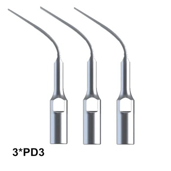 

Stainless Steel Dental Tools 3Pcs PD3 For Ultrasonic Scaler SATELEC And DTE For Remove Subgingical And Deep Perio Calculus