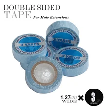 12 шт. сильный Синтетические волосы на кружеве Клейкие ленты 3 ярдов 1.27 см Клеящие средства Клейкие ленты для Клейкие ленты волос Кружево Искусственные парики Клейкие ленты