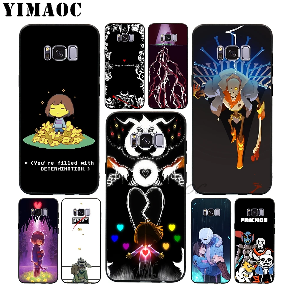 YIMAOC Undertale Game Art Soft Case for Samsung Galaxy S10 S10e S9 S8 A6 Plus S7 S6 Edge A7 A5 A3 J6 Note 9 8 |