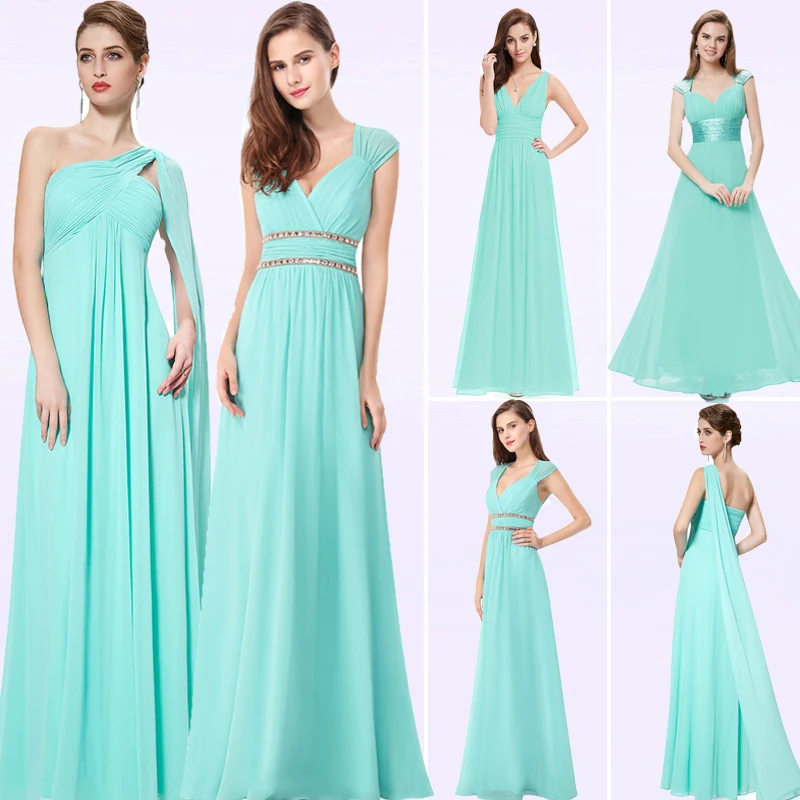 

Ever Pretty New Women Sexy Formal Evening Dresses Chiffon V-Neck Sleeveless Backless Casual A-Line Evening Party Ladies Gowns