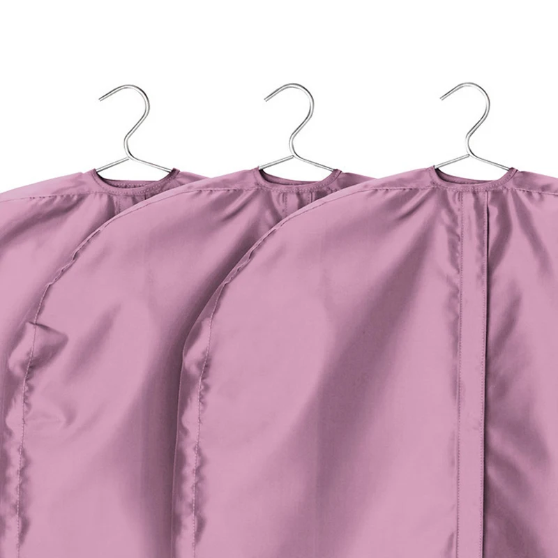 roxo oxford tecido poeira impermeável capa saco de armazenamento para roupas vestuário jaqueta camisa terno proteção