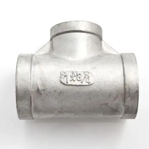 

1"X3/4"X1" Female Tee Threaded Reducer Pipe Fitting Stainless Steel 304 NPT NEW