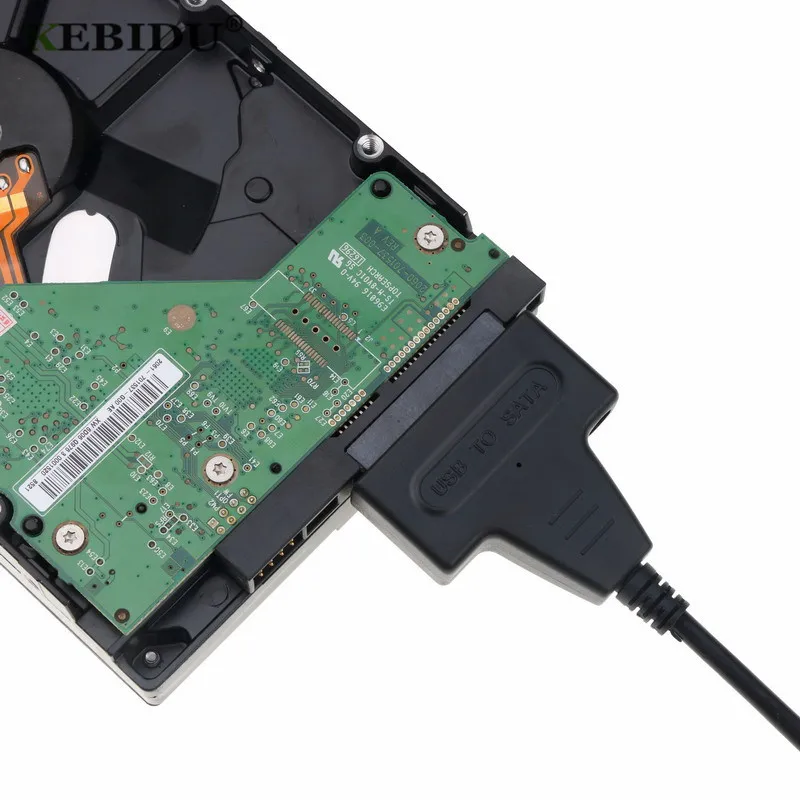 Kebidu горячая Распродажа двойной USB 2 0 к Sata 22 Pin 5/3 5 дюйма жесткий диск HDD адаптер