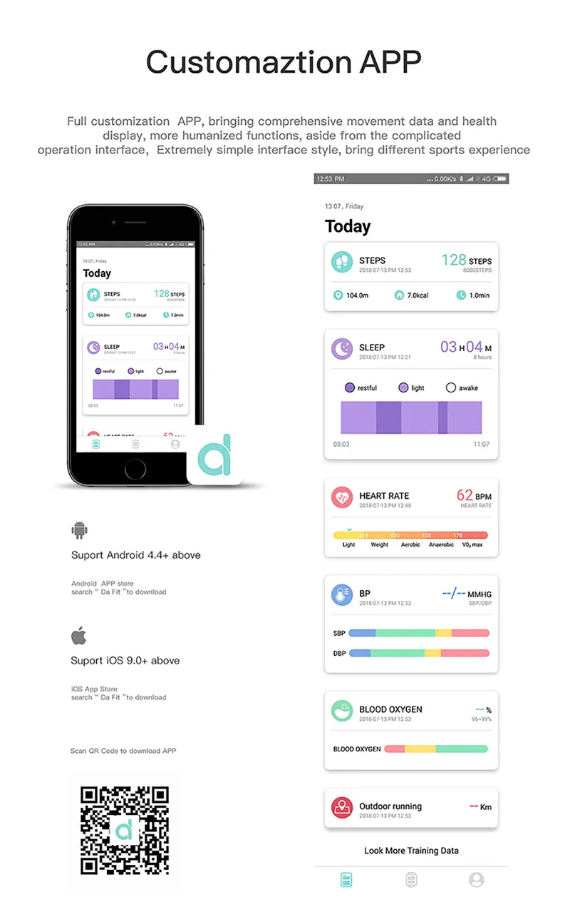 Умные спортивные часы SN60 Android IOS Heart Rate мужской женский браслет кровяное давление фитнес-трекер цветной водонепроницаемый браслет для активности