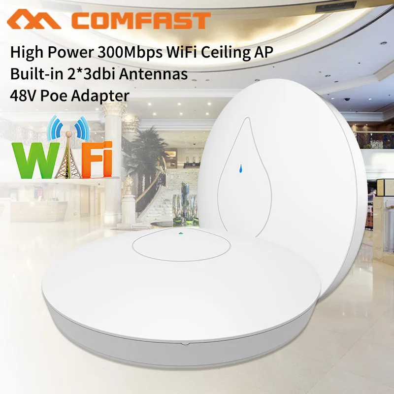 

2pcs Comfast CF-E350N 27dBm High Power Home Wifi Repeater 2.4GHz 300Mbps Wireless Wifi Router AP Extender Bridge nano station