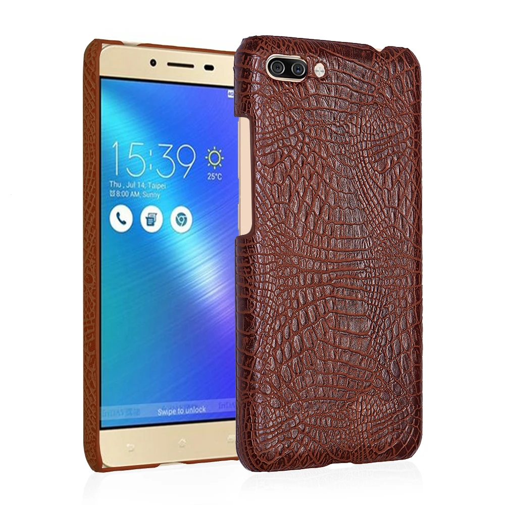 5 &quotZC554KL Роскошный кожаный чехол из крокодиловой кожи для ASUS ZenFone 4 MAX с узором