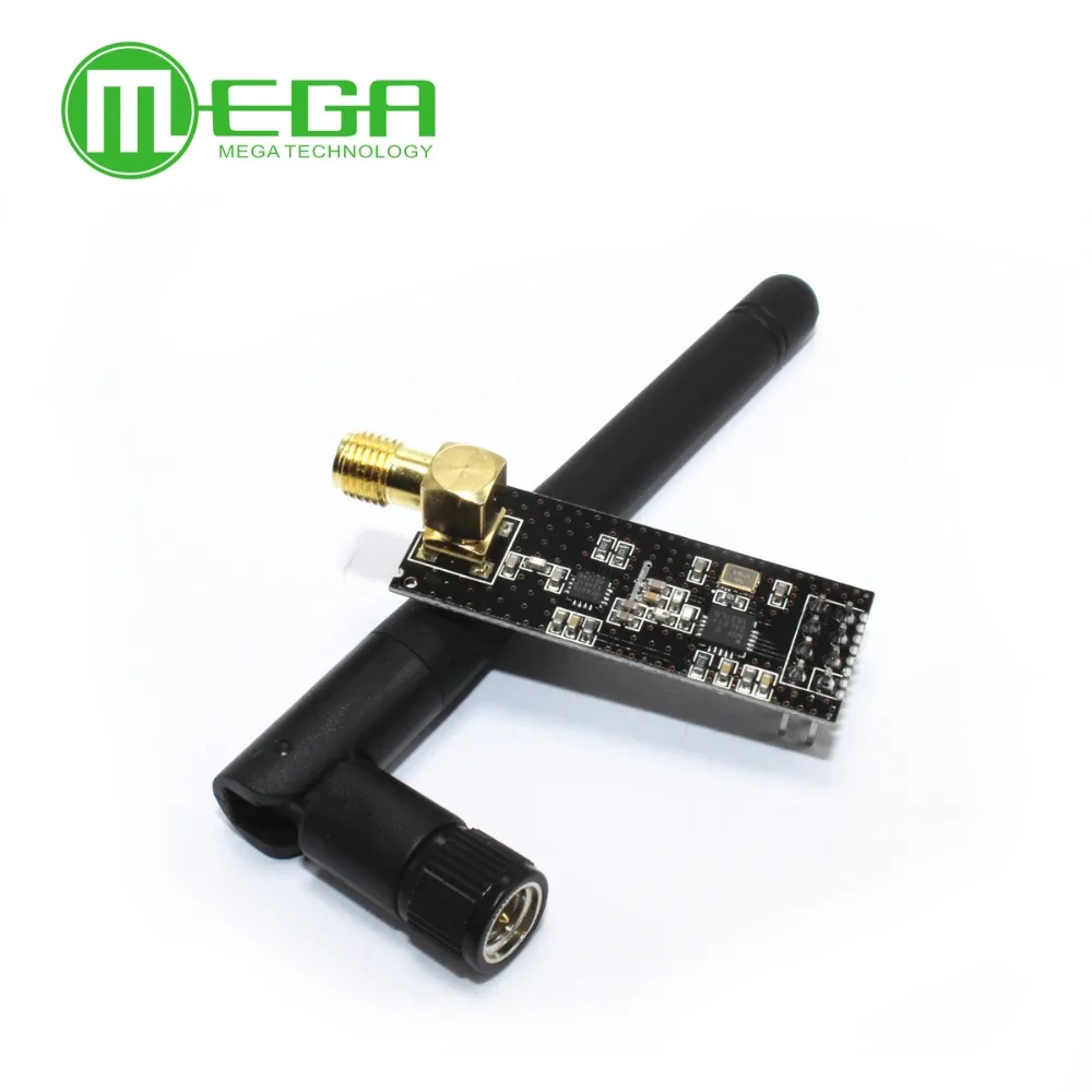 NRF24L01 + 2 4G модуль беспроводной передачи данных 4 ГГц обновленная версия PA LNA 1100