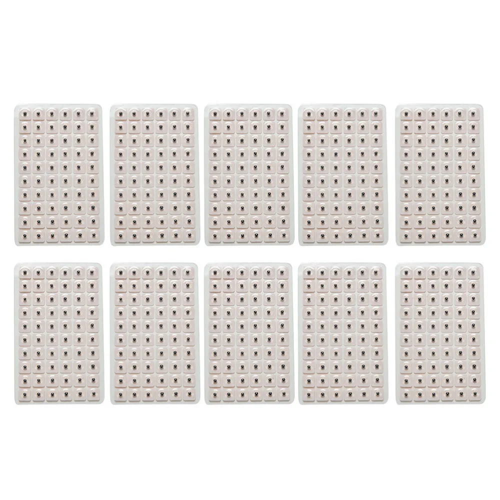 YOVIP 600 шт./лот наклейки для релаксации ушей иглы семена привития массаж ушной