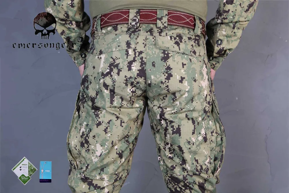 Emerson gear штурмовые штаны боевые штаны BDU Airsoft Тактические снаряжение брюки охотничий комуфляж волк серый AOR2 EM9315