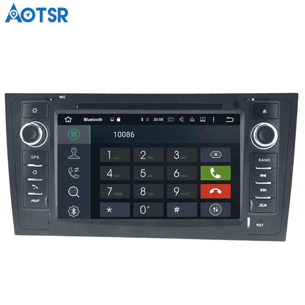 Best Aotsr Android 8.1 GPS navigation Car DVD Player For AUDI A6 1997-2005 multimedia 2 din radio recorder 4GB+32GB 2GB+16GB 1